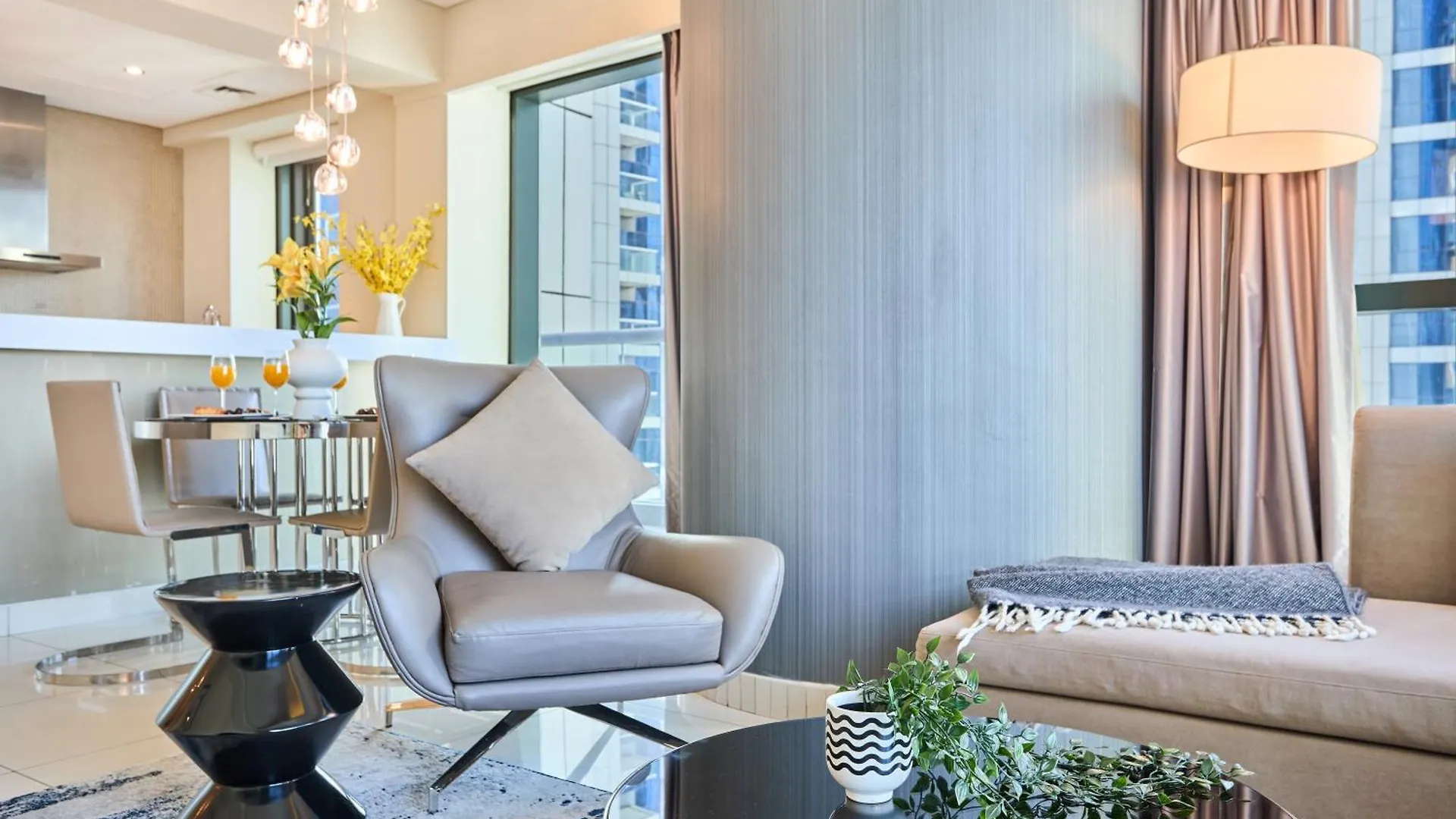 Spacious 2 Bedroom Apartment In Damac Towers By Paramount Dubai With Pool Gym Free Parking Sleeps 4 By Stayfinity