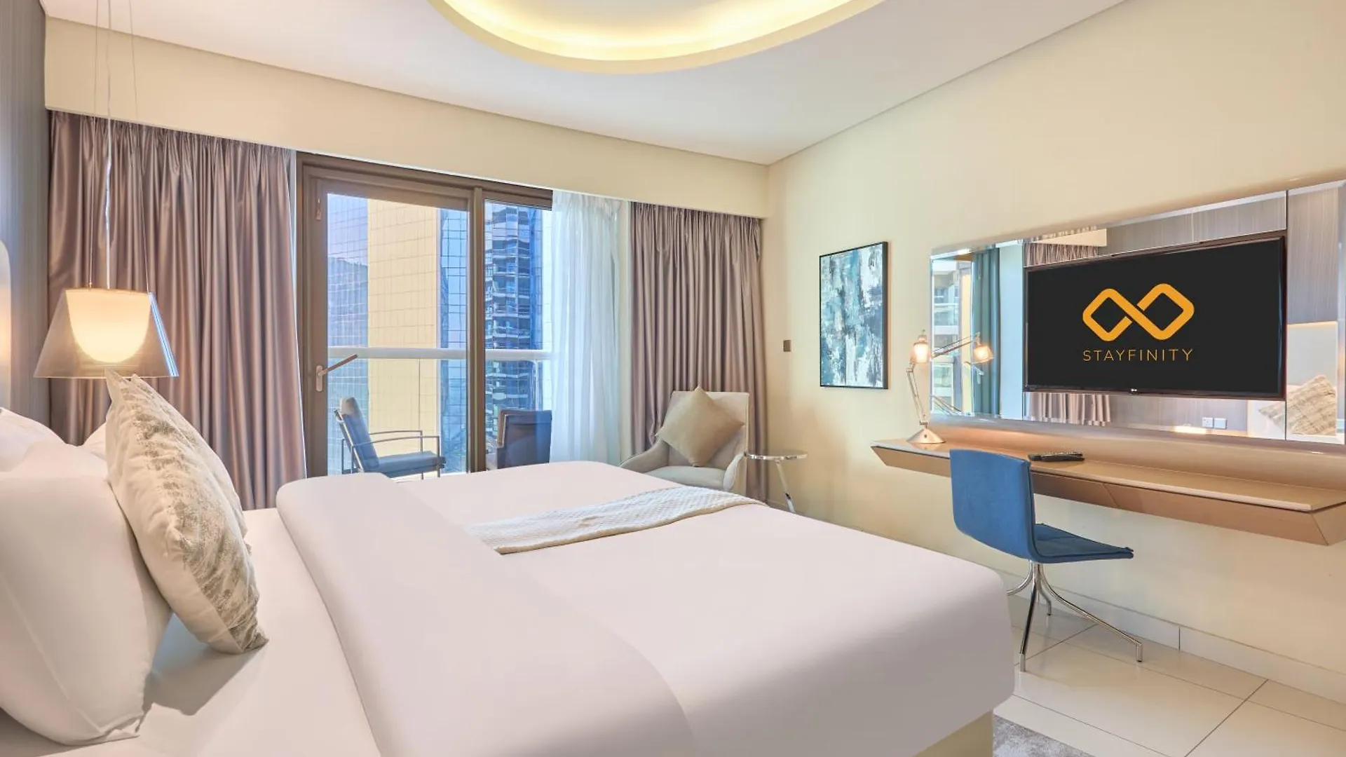 Spacious 2 Bedroom Apartment In Damac Towers By Paramount Dubai With Pool Gym Free Parking Sleeps 4 By Stayfinity