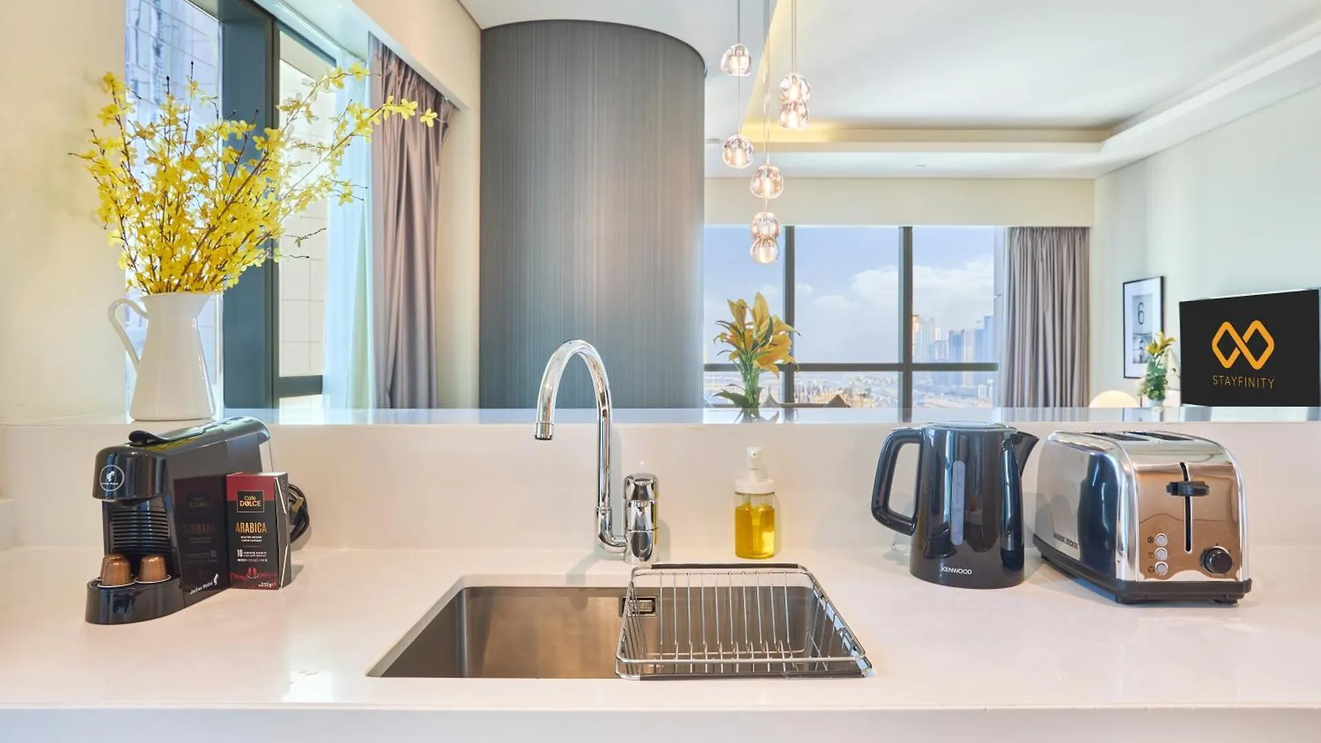 Spacious 2 Bedroom Apartment In Damac Towers By Paramount Dubai With Pool Gym Free Parking Sleeps 4 By Stayfinity