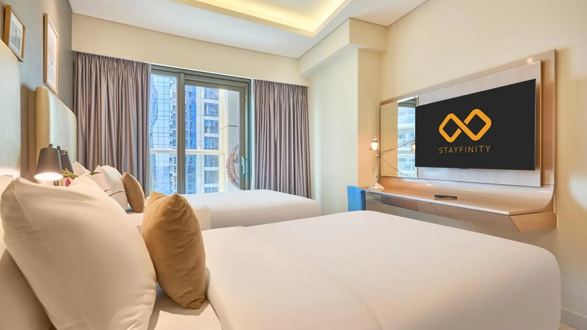 Spacious 2 Bedroom Apartment In Damac Towers By Paramount Dubai With Pool Gym Free Parking Sleeps 4 By Stayfinity United Arab Emirates