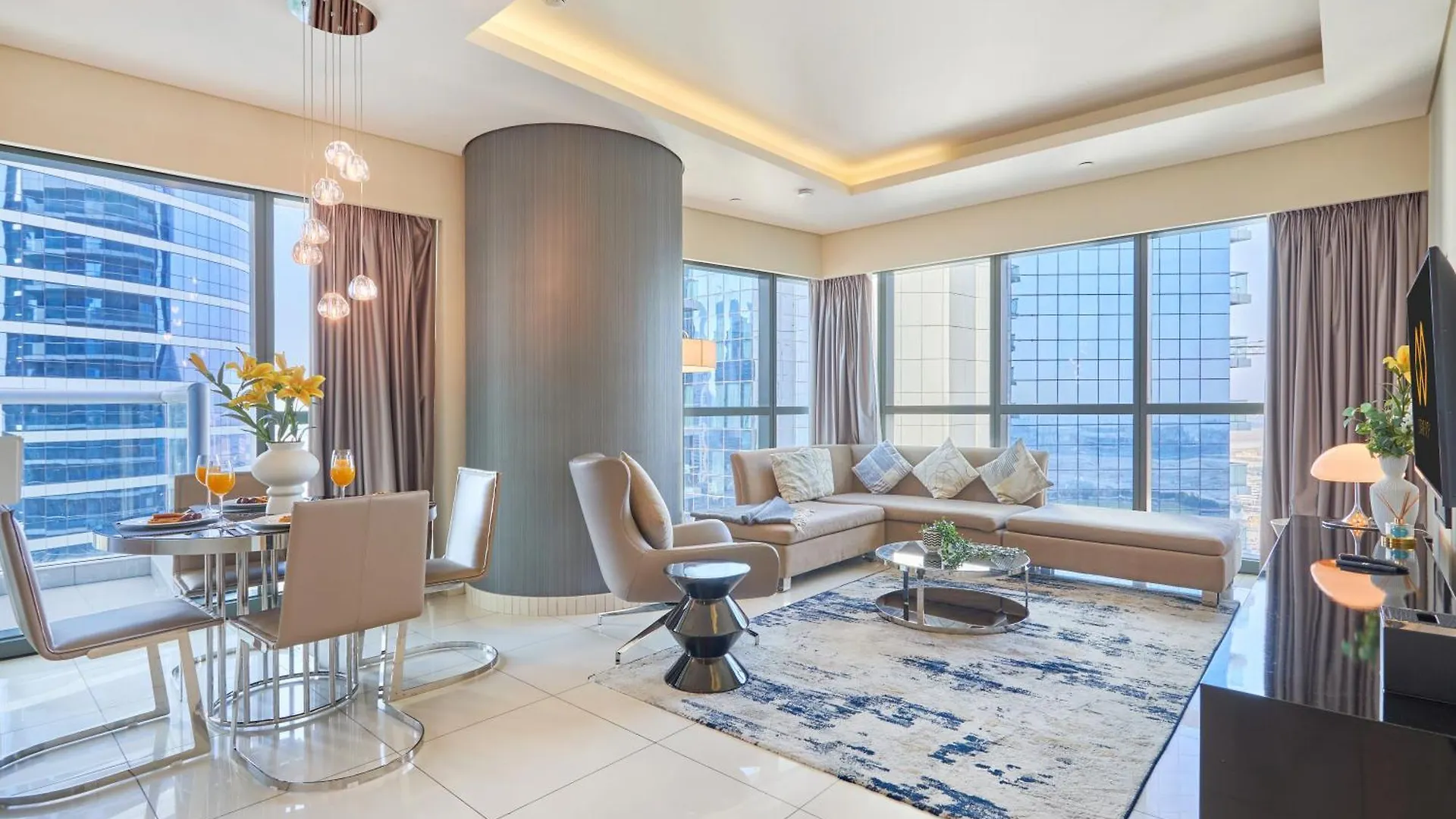 Spacious 2 Bedroom Apartment In Damac Towers By Paramount Dubai With Pool Gym Free Parking Sleeps 4 By Stayfinity