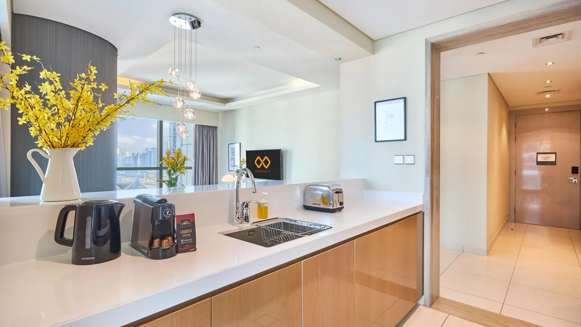 Spacious 2 Bedroom Apartment In Damac Towers By Paramount Dubai With Pool Gym Free Parking Sleeps 4 By Stayfinity