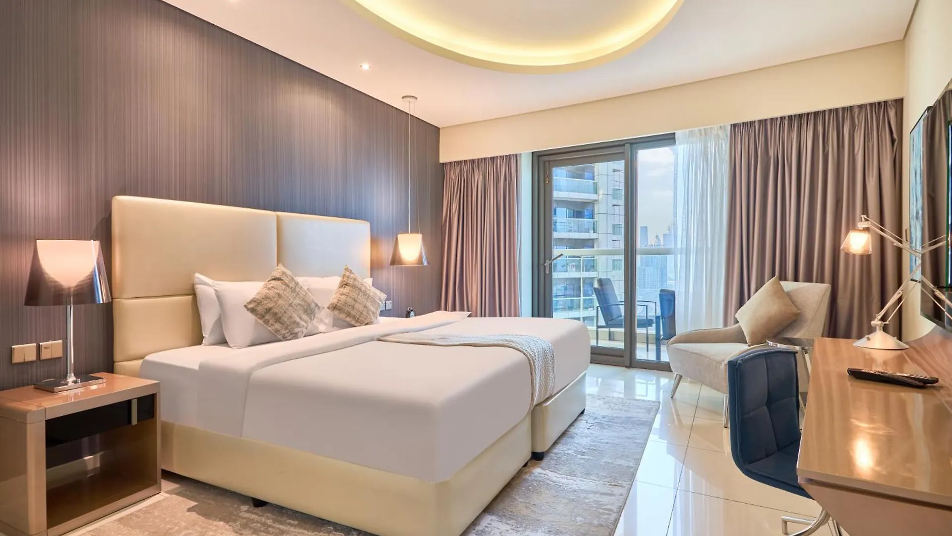 Spacious 2 Bedroom Apartment In Damac Towers By Paramount Dubai With Pool Gym Free Parking Sleeps 4 By Stayfinity
